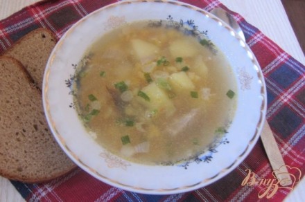 Ароматный гороховый суп