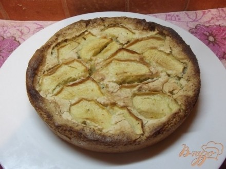 Пирог с яблоками на растительном масле
