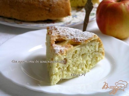 Пирог с яблоками (в мультиварке)