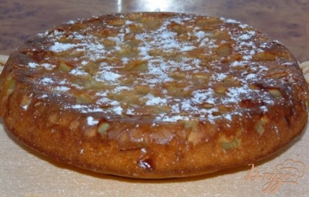 Яблочный пирог на сметанном тесте