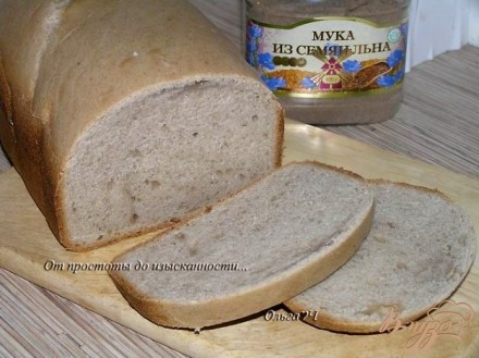 Молочный хлеб с мукой из семян льна