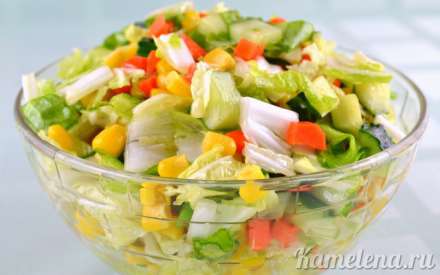 Овощной салат «Цветной»