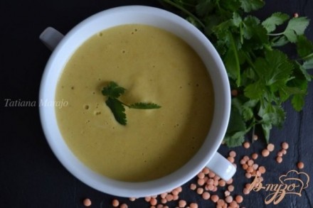 Чечевичный суп-пюре карри