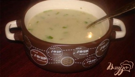 Грибной молочный суп- пюре