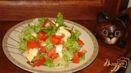 Витаминный салат с сыром