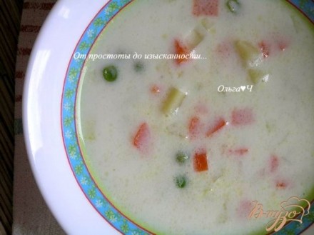 Молочно-овощной суп