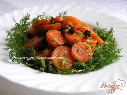 Салат из бланшированной моркови