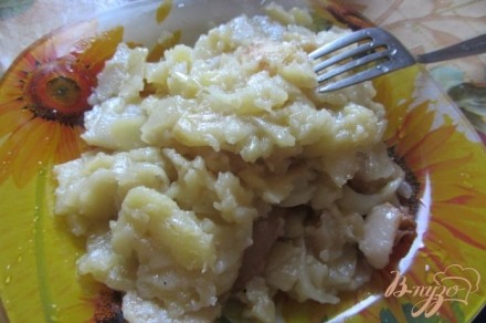 Картофель жареный по-украински с салом