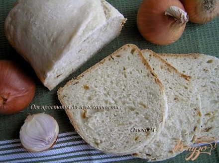Хлеб с жареным луком