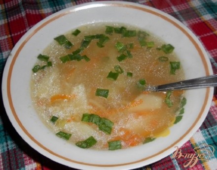 Суп картофельный с вермишелью