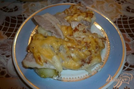 Картофель запеченный с беконом и сыром