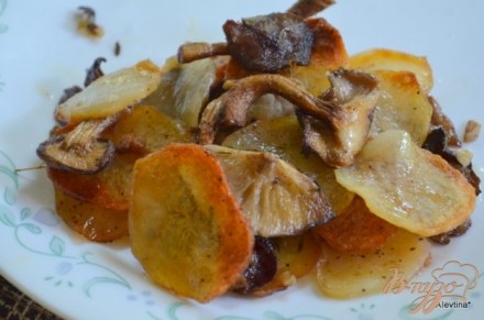 Картофельная галета с грибами