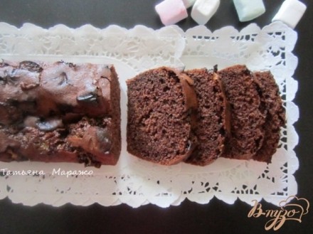 Шоколадный кекс с маршмеллоу