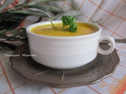 Морковно-кукурузный суп-пюре