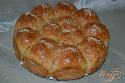 Овсяно-пшеничные булочки с сыром и семечками
