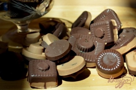 Шоколадные конфеты с начинкой