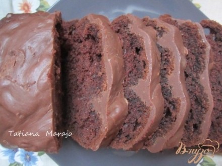 Шоколадный кекс с имбирными цукатами