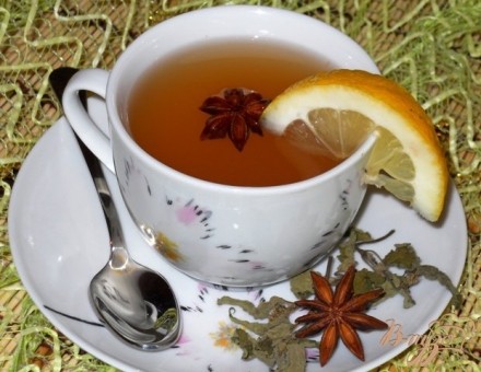 Лимонно-имбирный чай с мятой