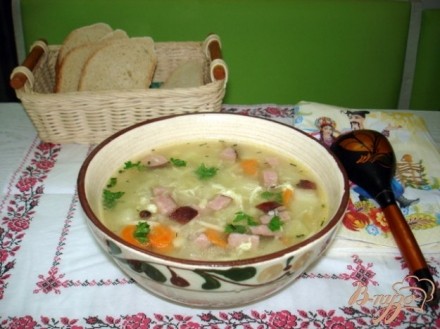 Крестьянский суп Затируха