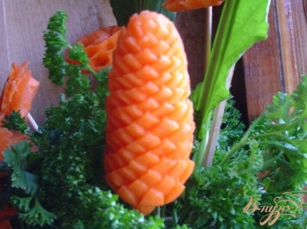 Шишка из моркови