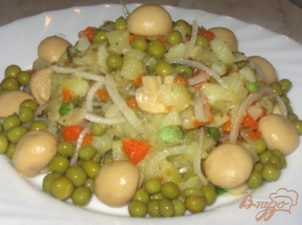 Салат  из овощей Крестьянский