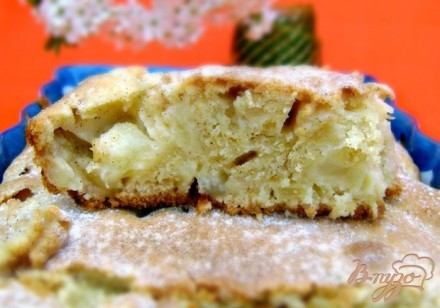 Пирог на оливковом масле с коньяком и корицей «Райское яблочко»