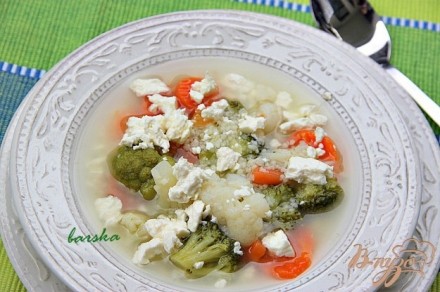 Быстрый овощной суп с кус-кусом