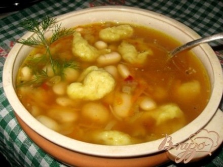 Фасолевый суп по -сербски