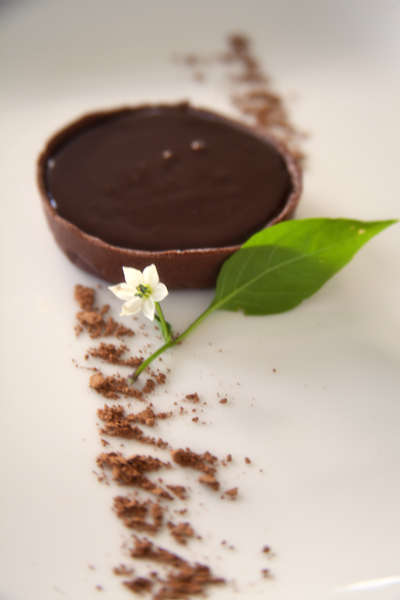 Шоколадные тарталетки с шоколадно-кофейным кремом