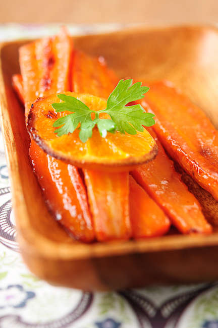 Морковь, запеченная c цитрусовыми
