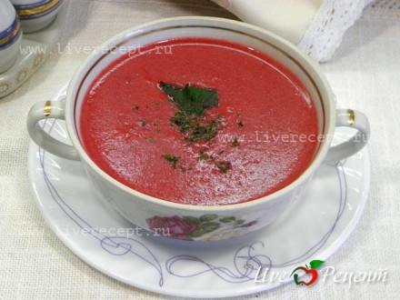 Свекольный крем-суп