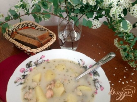 Финский суп из лосося  (Lohikeitto)