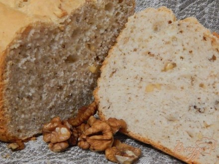 Хлеб с грецкими орехами
