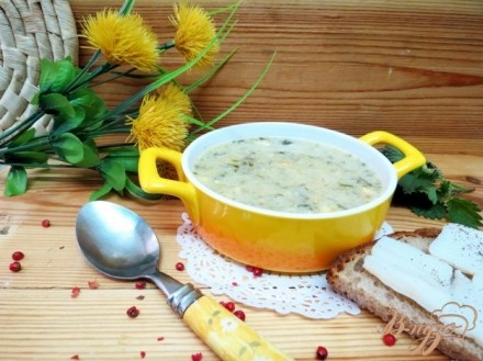 Суп с крапивой и щавелем