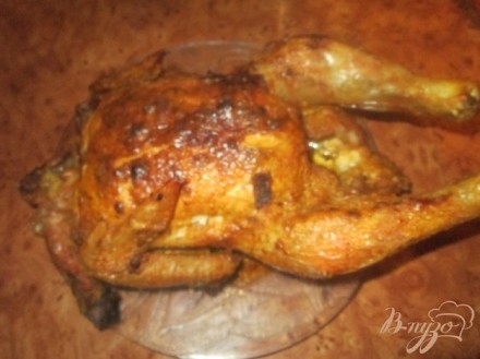 Курица жареная в духовке