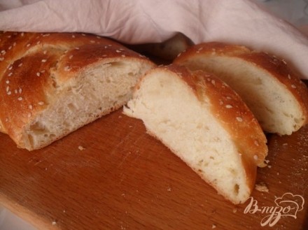 Плетенка-хлеб на молоке