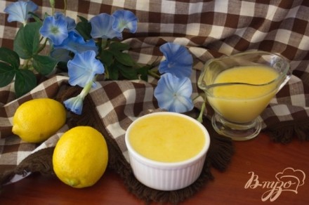 Лимонный крем со сливочным маслом